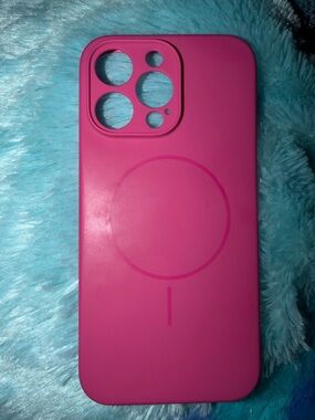 Pink Magnetic Wireless Charging Compatible Phone Case